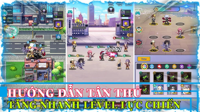 Thu thập tài nguyên để tăng lực chiến nhanh