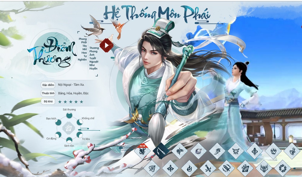 Hệ Thống Môn Phái Trong Tiếu Ngạo Giang Hồ